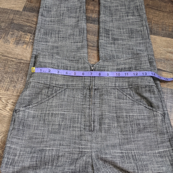 Rebecca Taylor high rise houndstooth academia preppy pants - Picture 6 of 8